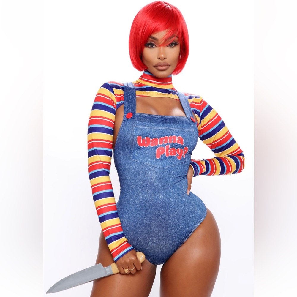 Wanna Play Evil Doll Costume Set